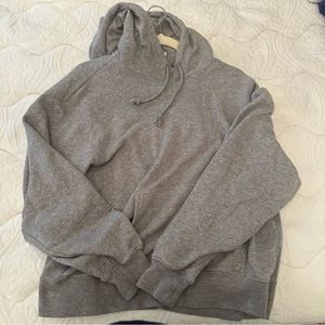 Aritzia TNA Airy AF grey hoodie